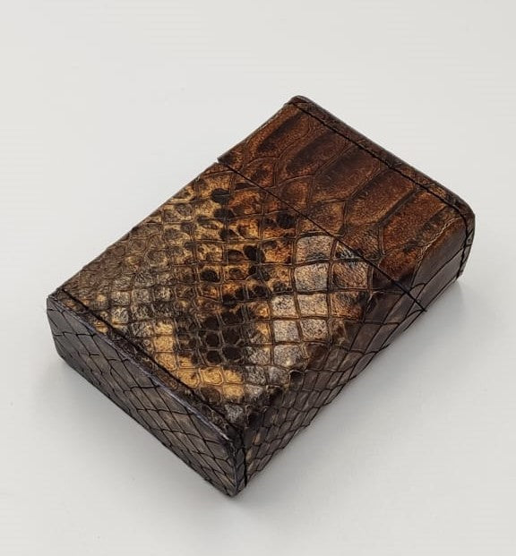 Crocodile Cigarette Case-100% Leather