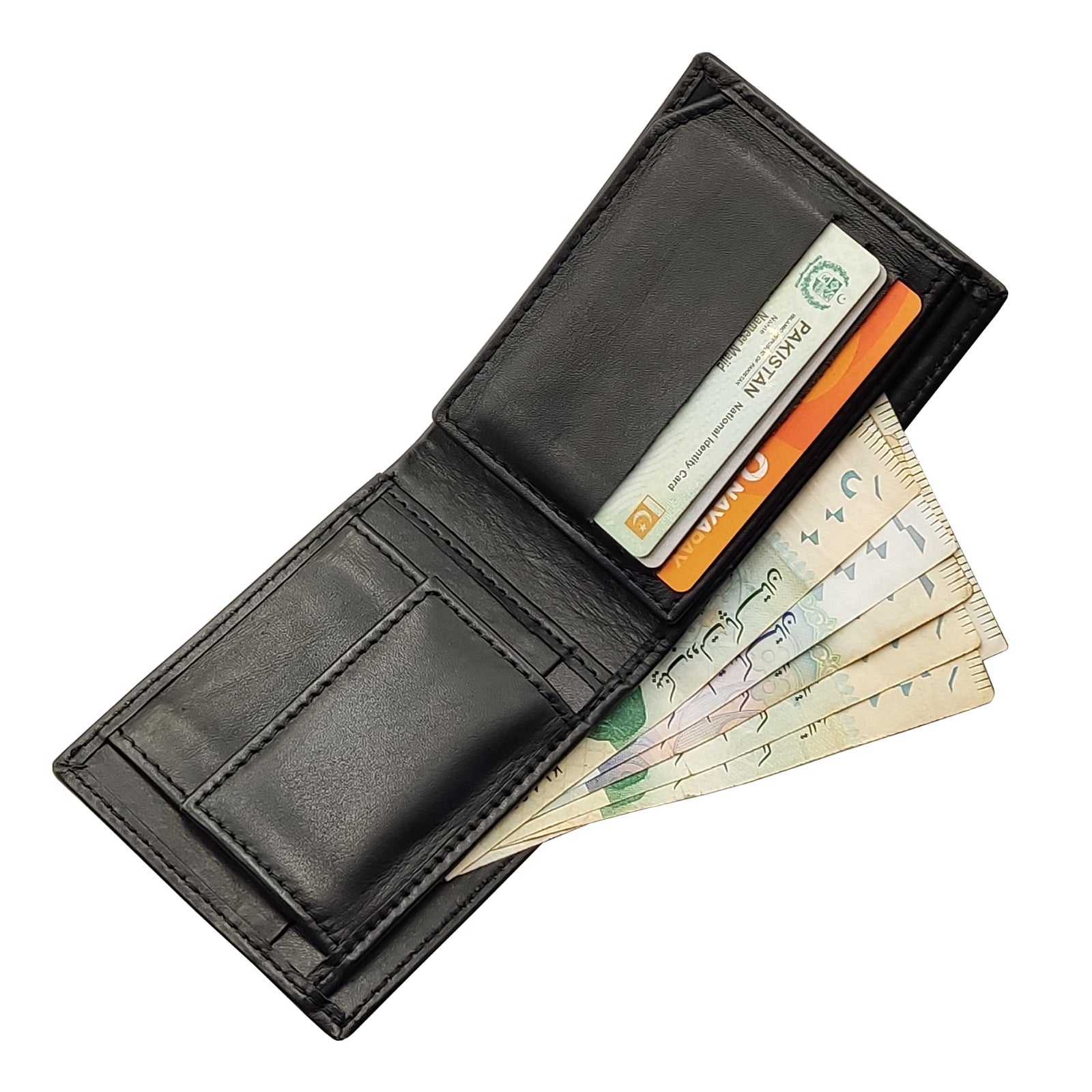 Urban Pulse sideways wallet-100% leather