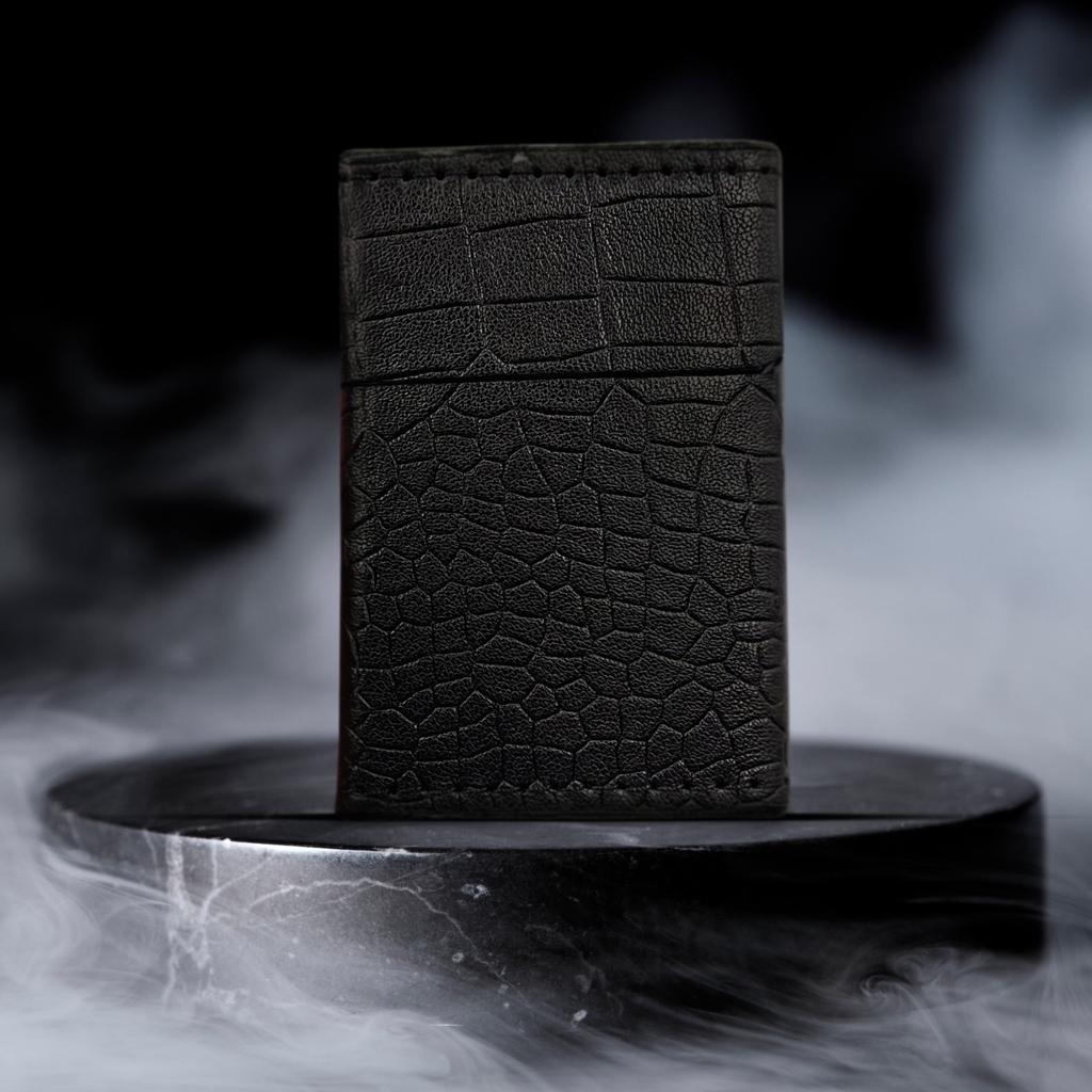 Smoke box cigarette Case-100% leather(Black)